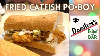 NEW ORLEANS FOOD: Fried Catfish Po-Boy @ DOMILISE'S • New Orleans Lunch • Sandwiches • Southern Food