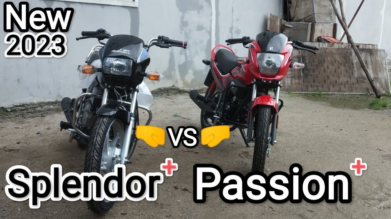 New 2023 Hero Passion+ 🆚 Splendor+ 2023 || Comparison || Which is the