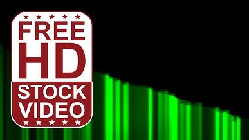 Free Stock Videos – abstract green aurora ethereal lines moving randomly 2D animation