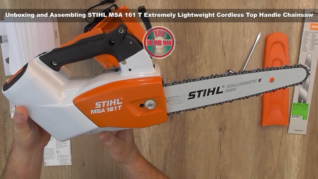 Unboxing and Assembling STIHL MSA 161 T Extremely Lightweight 