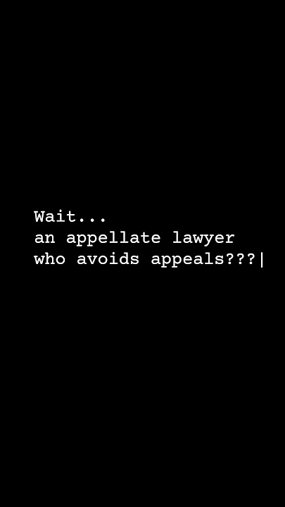 What is it that Appellate Lawyers Do?! #appellate #appellatelaw