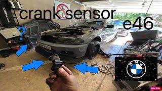 BMW E46 Crankshaft position sensor replace