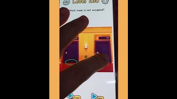 #Braincrack #Level230 #Which room is not occupied