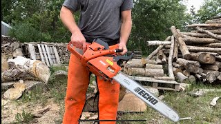 The greatest Firewood chainsaw period!  #echo