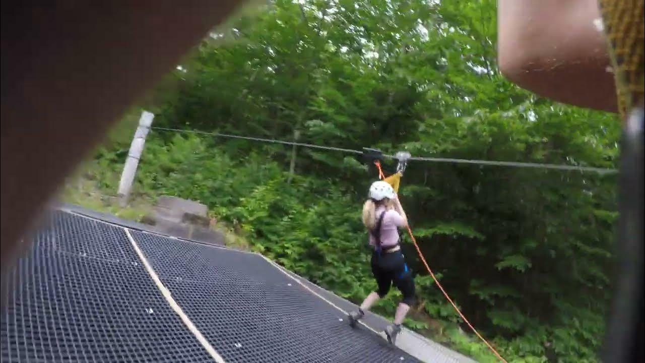 Timberline Zipline Tour Alpine Adventures New Hampshire YouTube