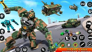 Army Bus Robot Car Transformers Game - Car Game Android Gameplay  screenshot 5