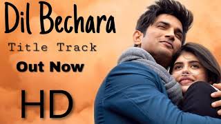 Dil bechara movie songs ( title track ) | main zinda nahi sushant
singh rajput 2020 new this is original song from the "dil " by sush...