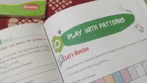 worksheet class 4 th maths CH 10 play with patterns