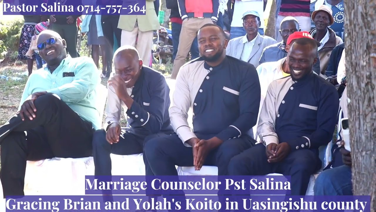 AINA TANO YA WANAUME.pst salina gracing Brian and Yolah engagement.