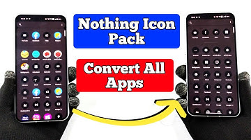 Nothing Icon Pack 🤩 Convert All Apps In Monochrome Look | Ft. Nothing Phone 2