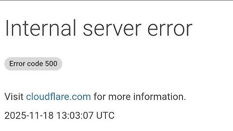 Cloudflare Error 500 😭 | “Is the Internet Glitching or Am I Tripping?!”