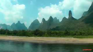 Li River Cruise,Guilin to Yangsho part 2 - Trip to China part 60 - Full HD travel video