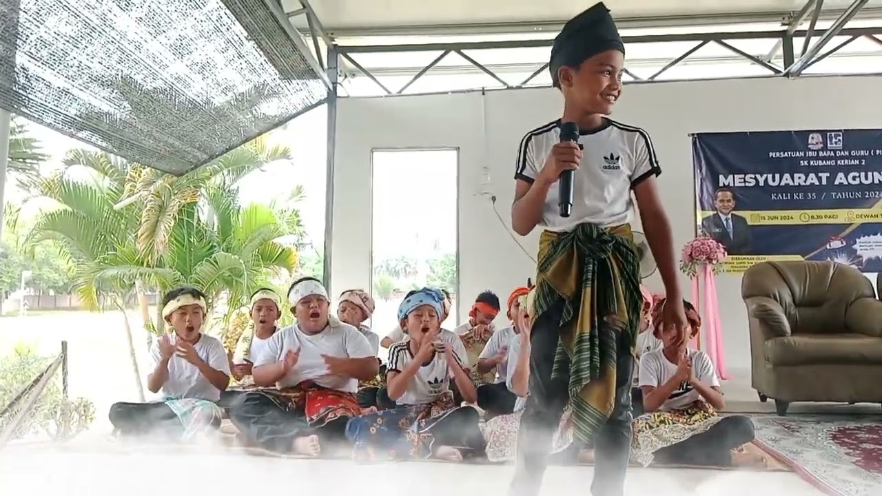 PERSEMBAHAN DIKIR BARAT OLEH MURID SK KUBANG KERIAN 2 SEMPENA MESYUARAT AGUNG PIBG KALI KE 35 2024
