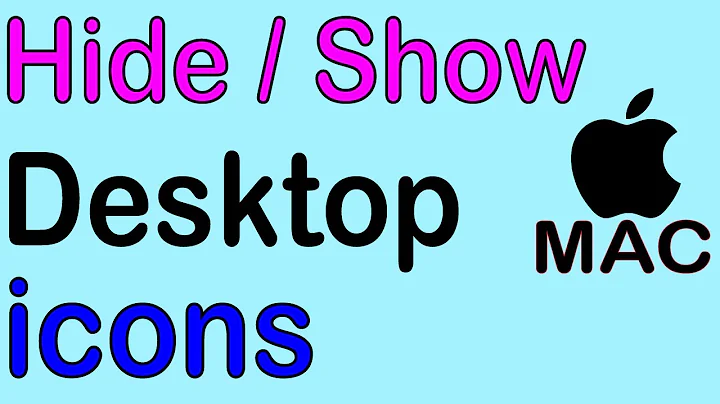 How To Hide Desktop Icons On Your Mac? How To UnHide Desktop Icons On Your Mac?
