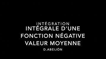Intégration 2:  intégrale d