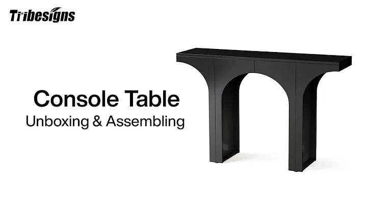 RY0058/RY0108- Installation Guide - Tribesigns 47-Inch Console Table #homedecor