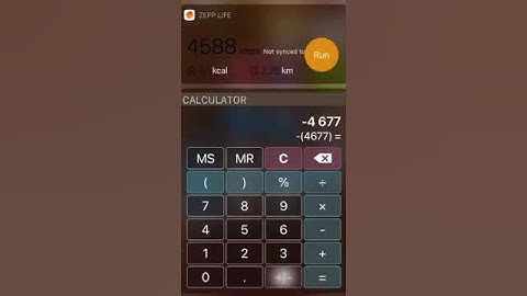 Calculator in a widget?