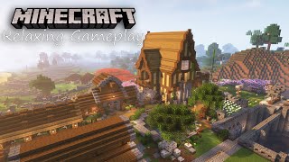 Visiting my Friends Old World with Calming Ambience - Minecraft Shaders - No Commentary [1]