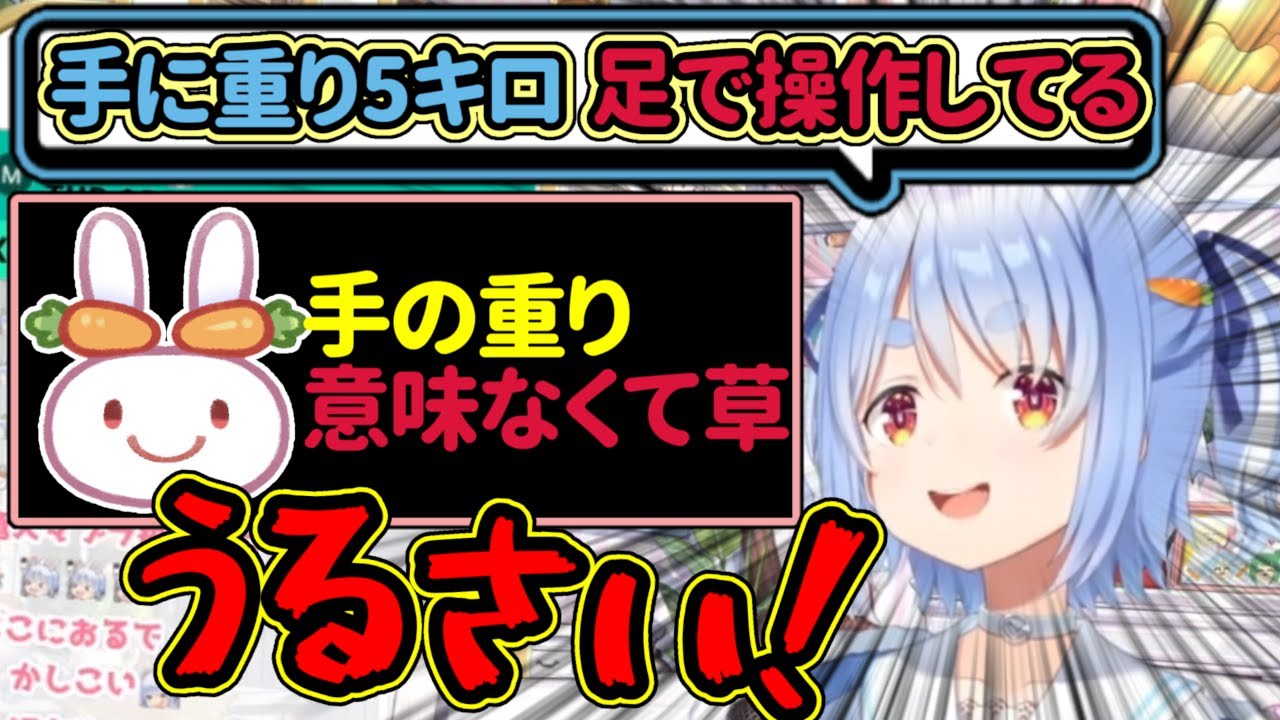 過酷なハンデを背負い戦うも、即座にド正論でリスナーにツッコまれる兎田ぺこら【ホロライブ/兎田ぺこら】