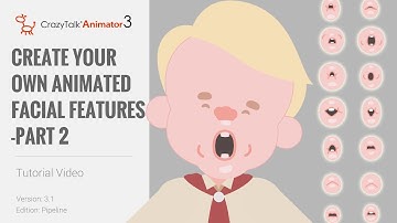 CrazyTalk Animator 3.1 Pipeline Tutorial - Create Your Own Animated Facial Features Part 2