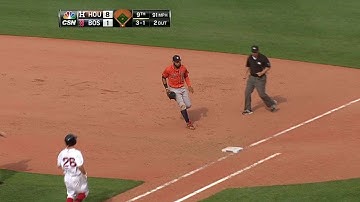 HOU@BOS: Singleton makes a sliding stop to end game