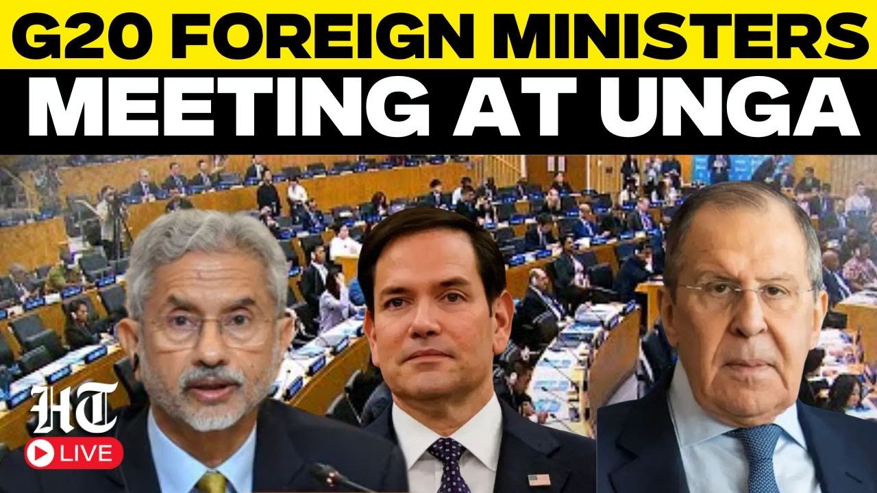 UNGA LIVE | G20 Meeting At UNGA Session | UNGA Meeting Today | UNGA ...