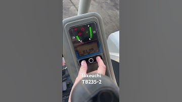 Takeuchi TB235-2 Excavator; retrieve current and past error codes for excavator. #excavator