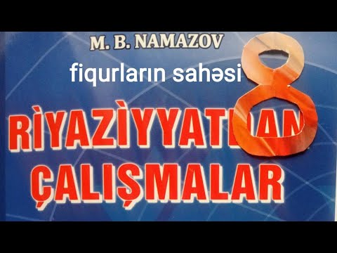 rombun sahəsi N:1-16.namazov çalışmalar 8 ci sinif