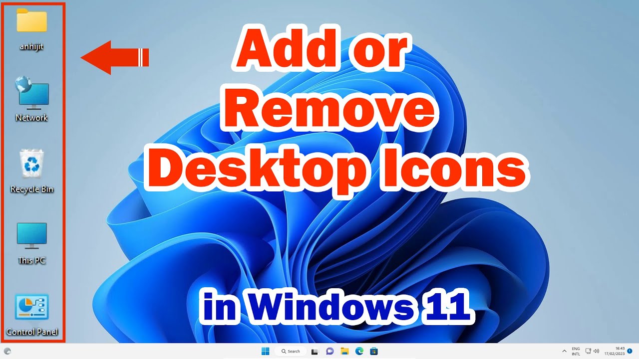 How to Add or Remove Desktop Icons in Windows 11 PC or Laptop - 2024 ...