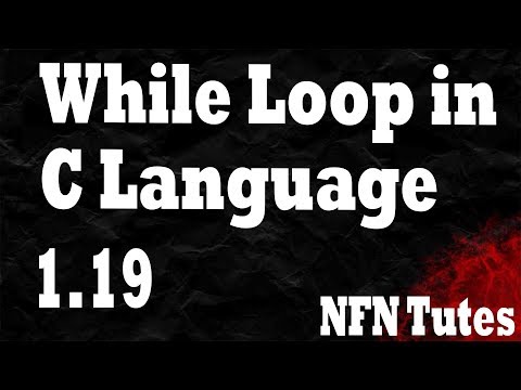 1.19 While loop C Language (Urdu) NFN Tutes