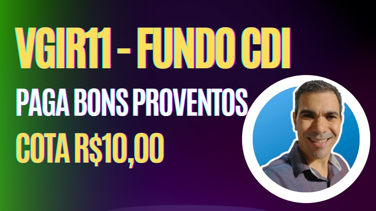 VGIR11 - VALORA CRI CDI - COM TAXA SELIC EM ALTA ELE VEM PAGANDO MUITO BEM 