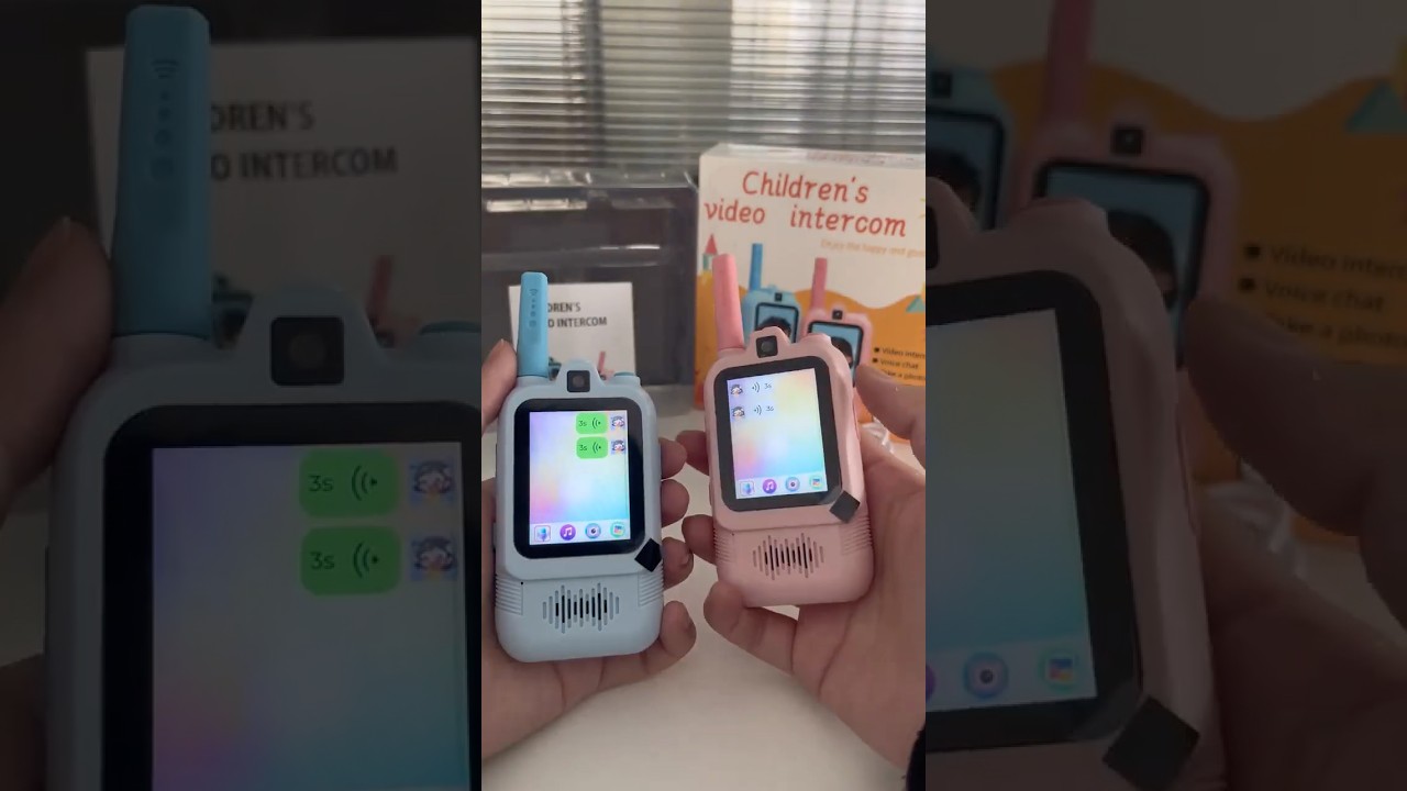 How to Use HK200 2.0 Inch Dual Camera Video Walkie Talkie Set for Kids