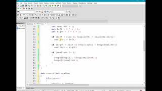 Insert items Min Heap in C