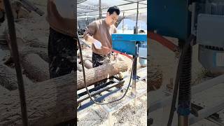 DIY Log Drilling Workbench — Stable Positioning for Fast, Continuous Drilling