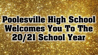 Poolesville High School - Welcomes You to the 20/21 School Year