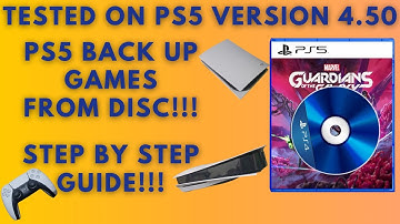 Step-by-Step: Back Up PS5 Games from Disc on Jailbroken PS5!