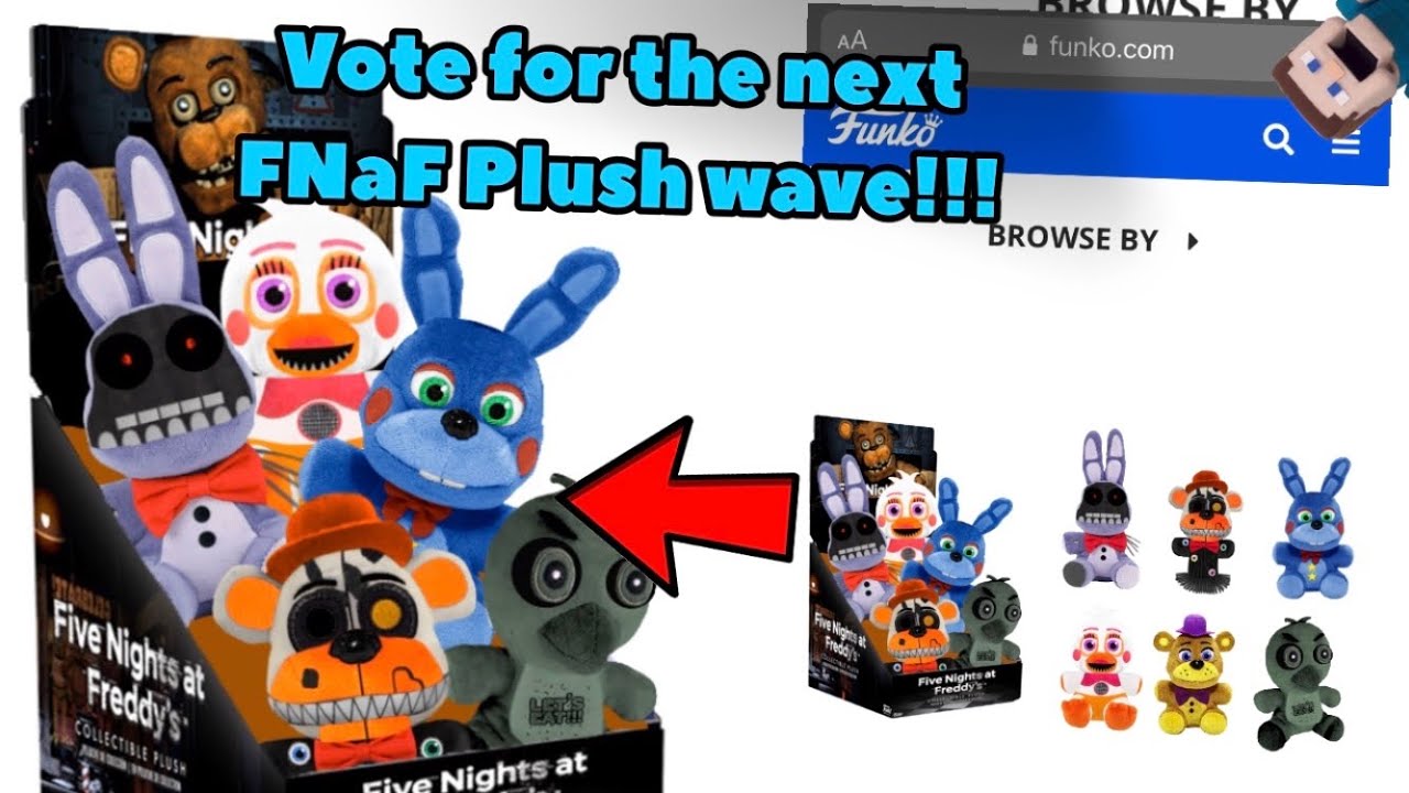 Funko is letting us vote on the Next FNaF Plush Wave! 