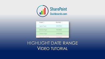 Highlight Date Range in SharePoint Online Microsoft Lists Modern List View