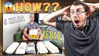 Italian Reacts To Jessie Eats "5 KG Kebab"