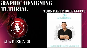 CANVA PLAY | TORN PAPER HOLE EFFECT (Photo Manipulation, Canva Design Trick) #graphicdesign #canva.