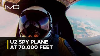 U2 Spy Plane, Cockpit View At 70,000 Feet Altitude...!