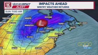 After Friday morning rain, colder weekend and first snow ahead | WTOL 11 Weather