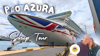 SHIP TOUR of P&O's cruise ship AZURA #cruiseship #cruise #shiptour #azura