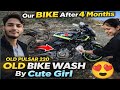 The Ultimate Bike Wash Experience with a Cute Girl❤