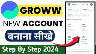 Groww App Account Kaise Banaye | How To Open Demat Account In Groww App | Groww App Account Opening