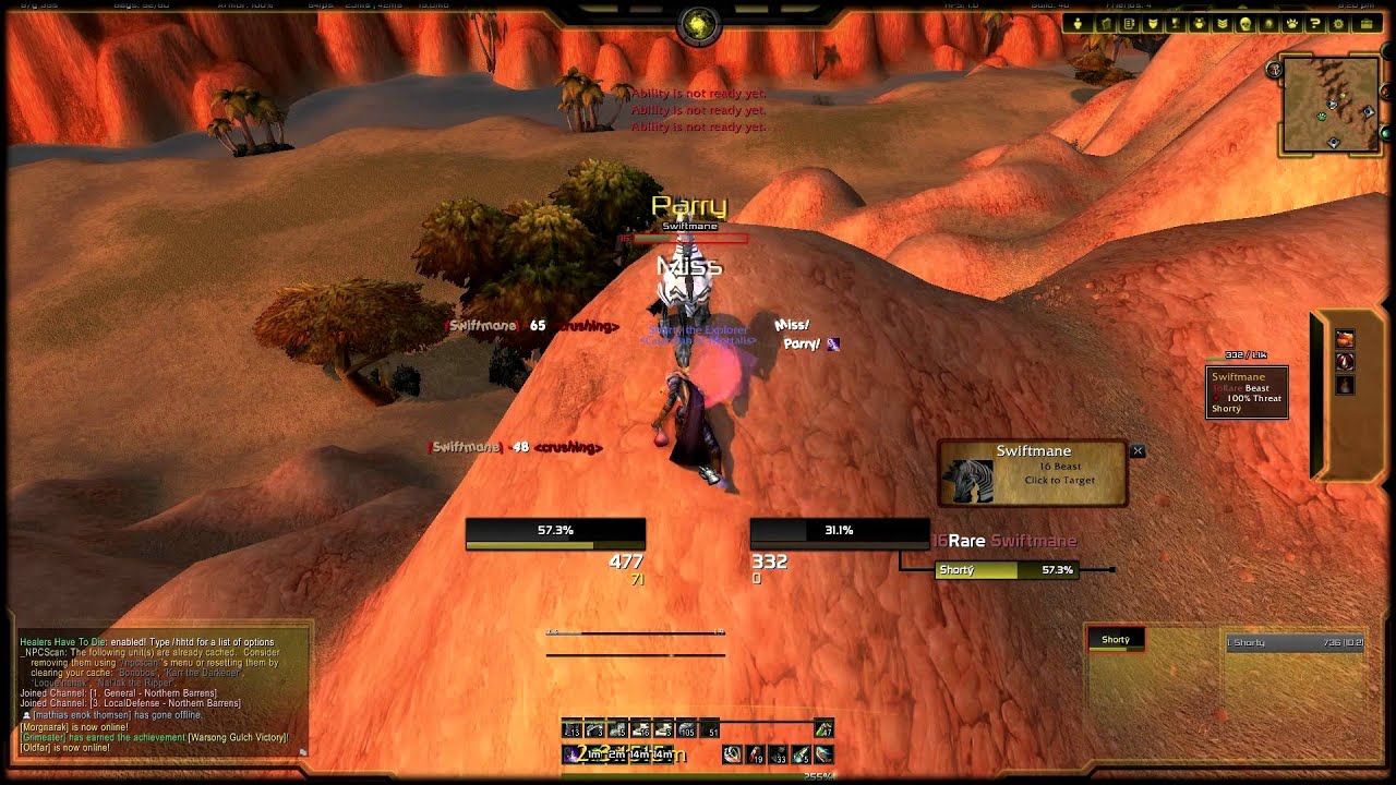 World of Warcraft Mop: Lvl 1 twink soloes Swiftmaine