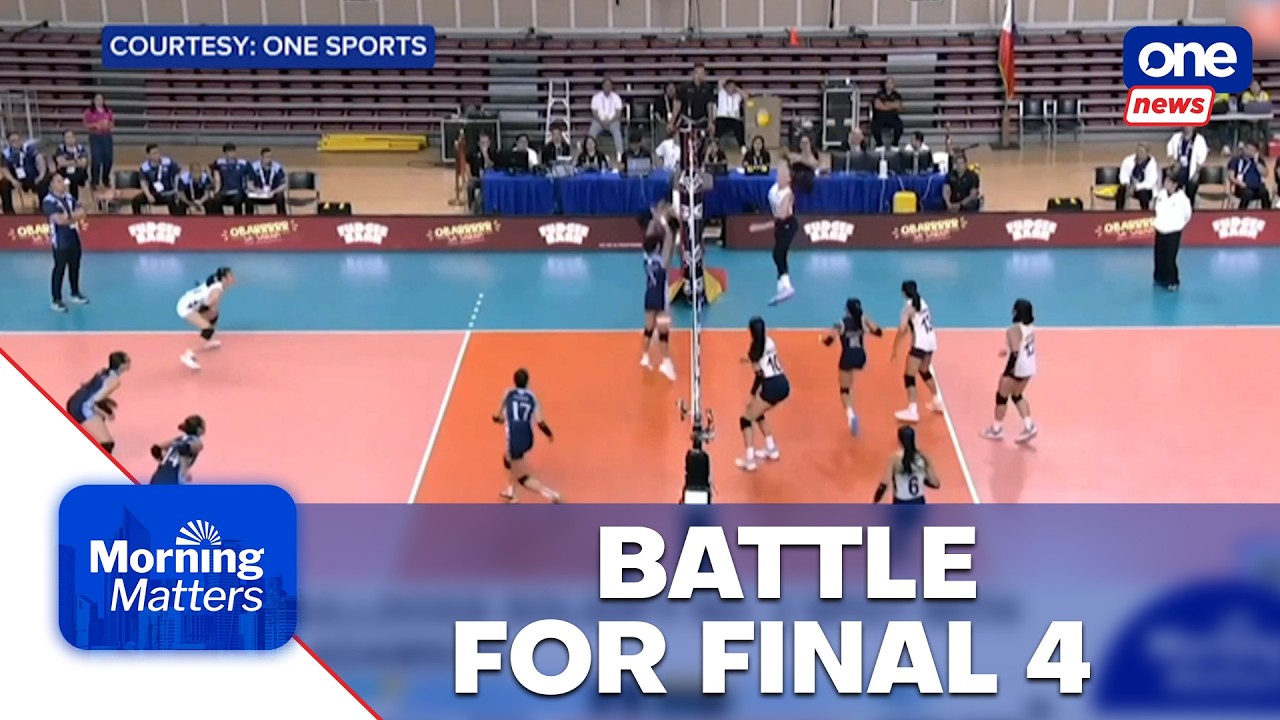 UAAP volleyball heats up as final four race tightens | Morning Matters ...
