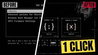 Your Own Boot Screen in Minutes — Theme Studio (rEFInd, Linux + Windows)