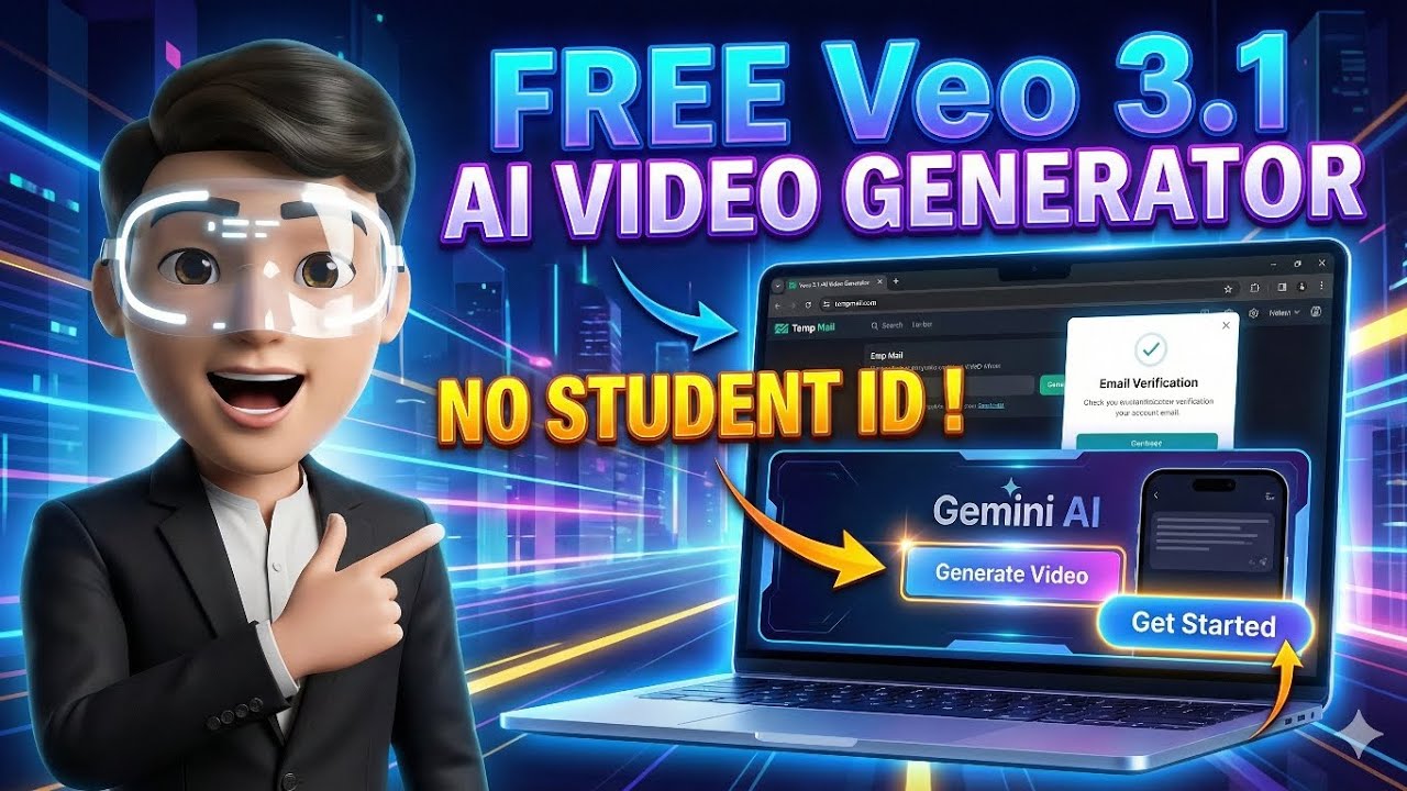 Veo 3.1 Free Unlimited Tutorial | Generate AI Videos on Gemini Enterprises 
