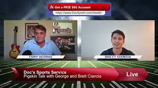 NCAA Football Predictions Docs Sports with Brett Ciancia  of PICK SIX PREVIEWS Publication 8/8 2023